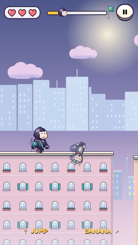 A cheeky rival takes a tumble